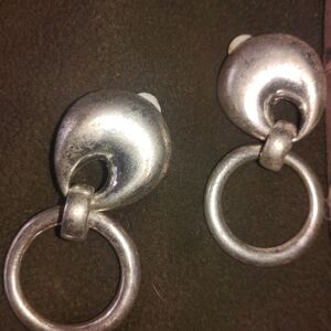Silver Hoop Earrings